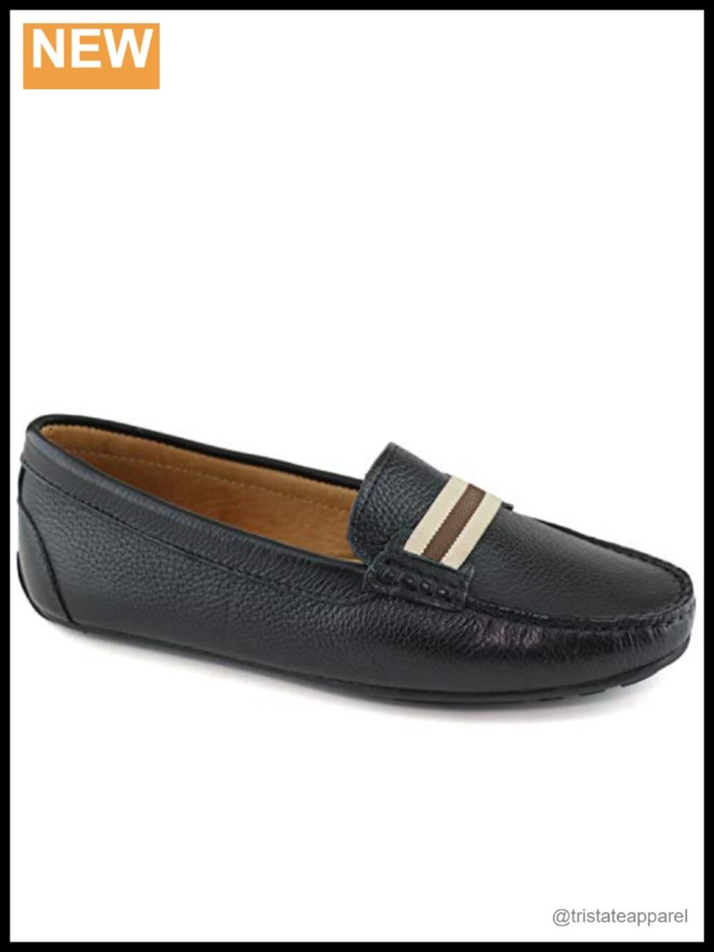 Marc Joseph New York Mulberry Leather Loafers Slip-On Comfort Walking Shoes